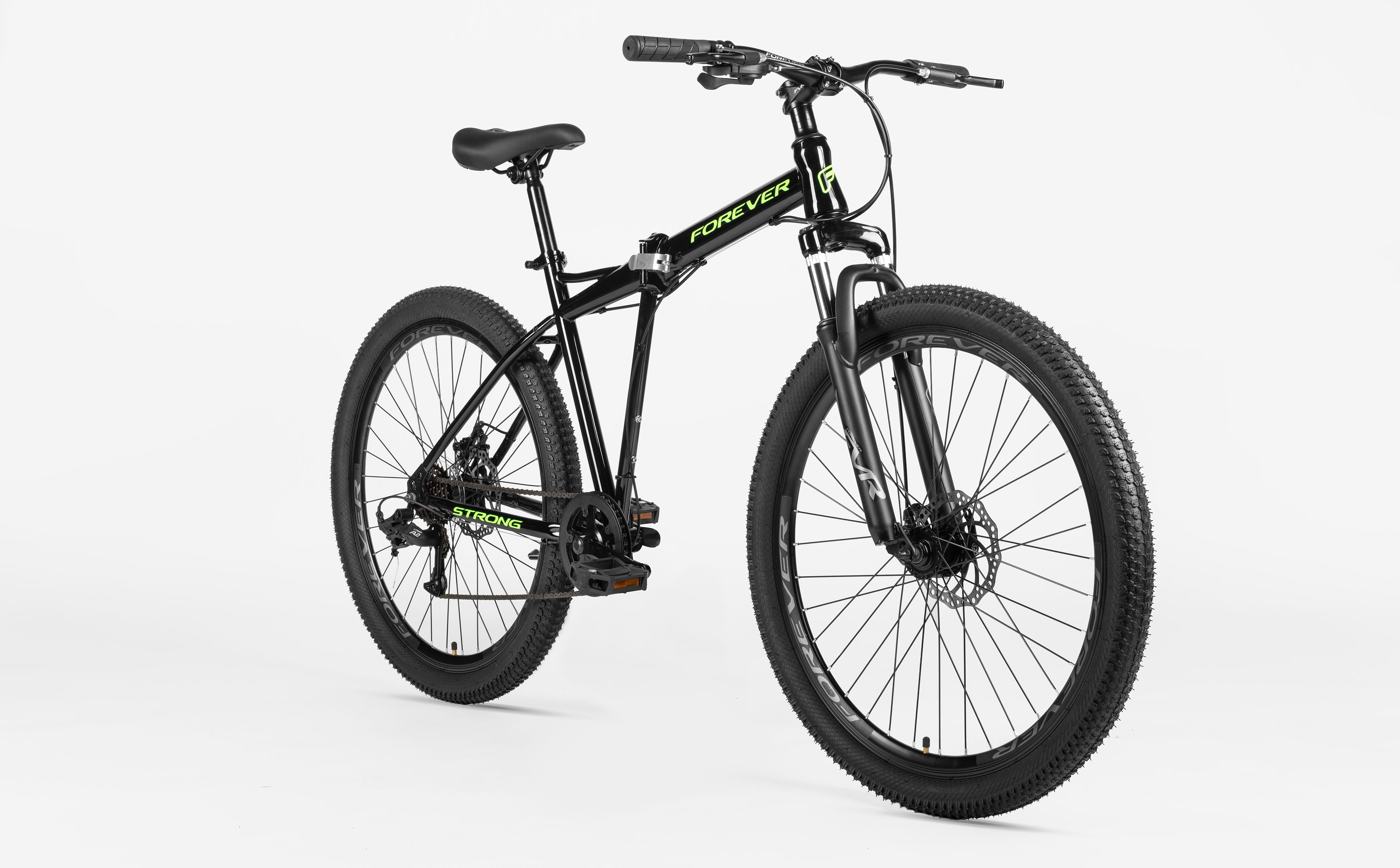 Велосипед FOREVER STRONG 27,5" (2025) Black Green