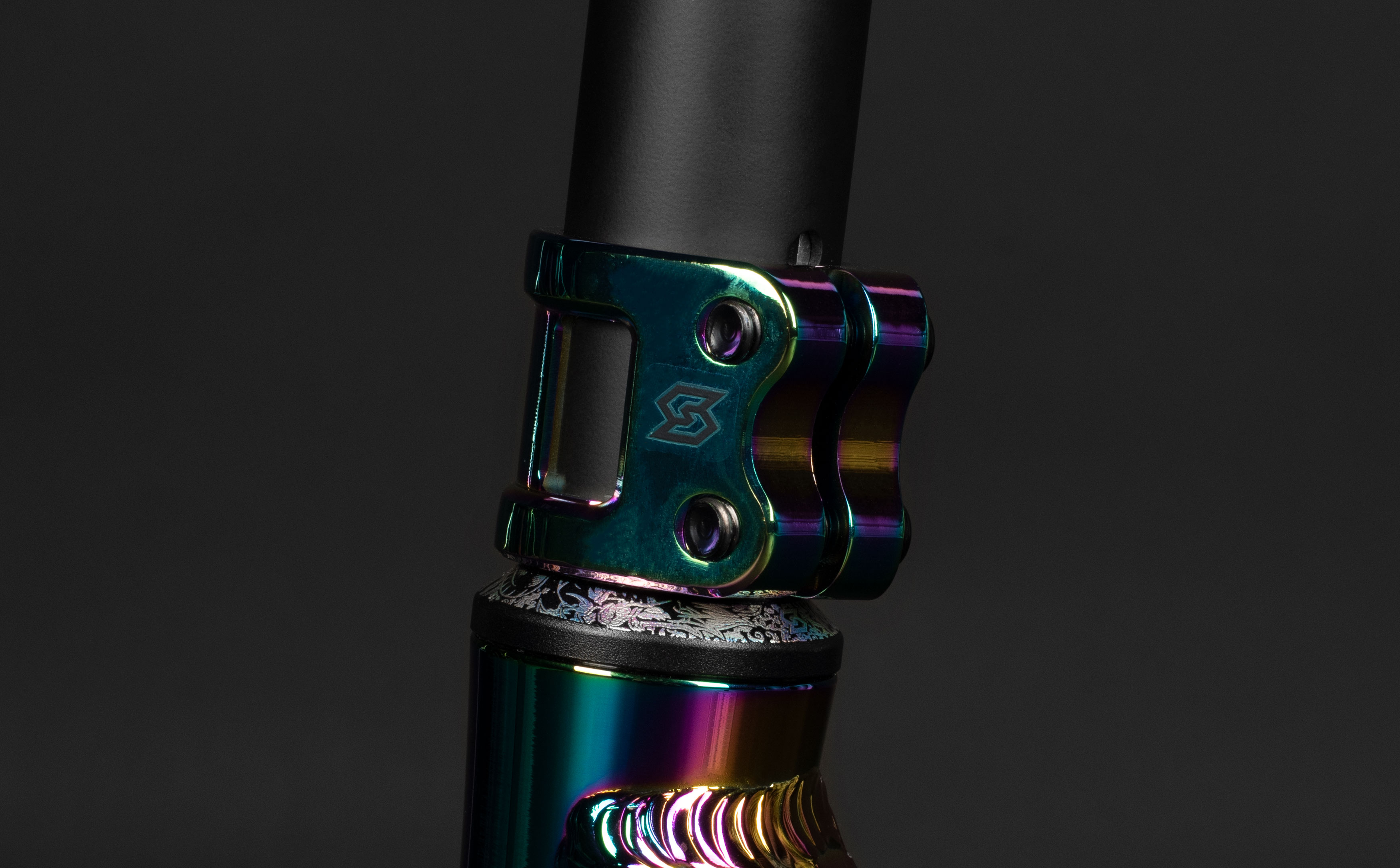 Самокат SKIP SBN черный-неохром