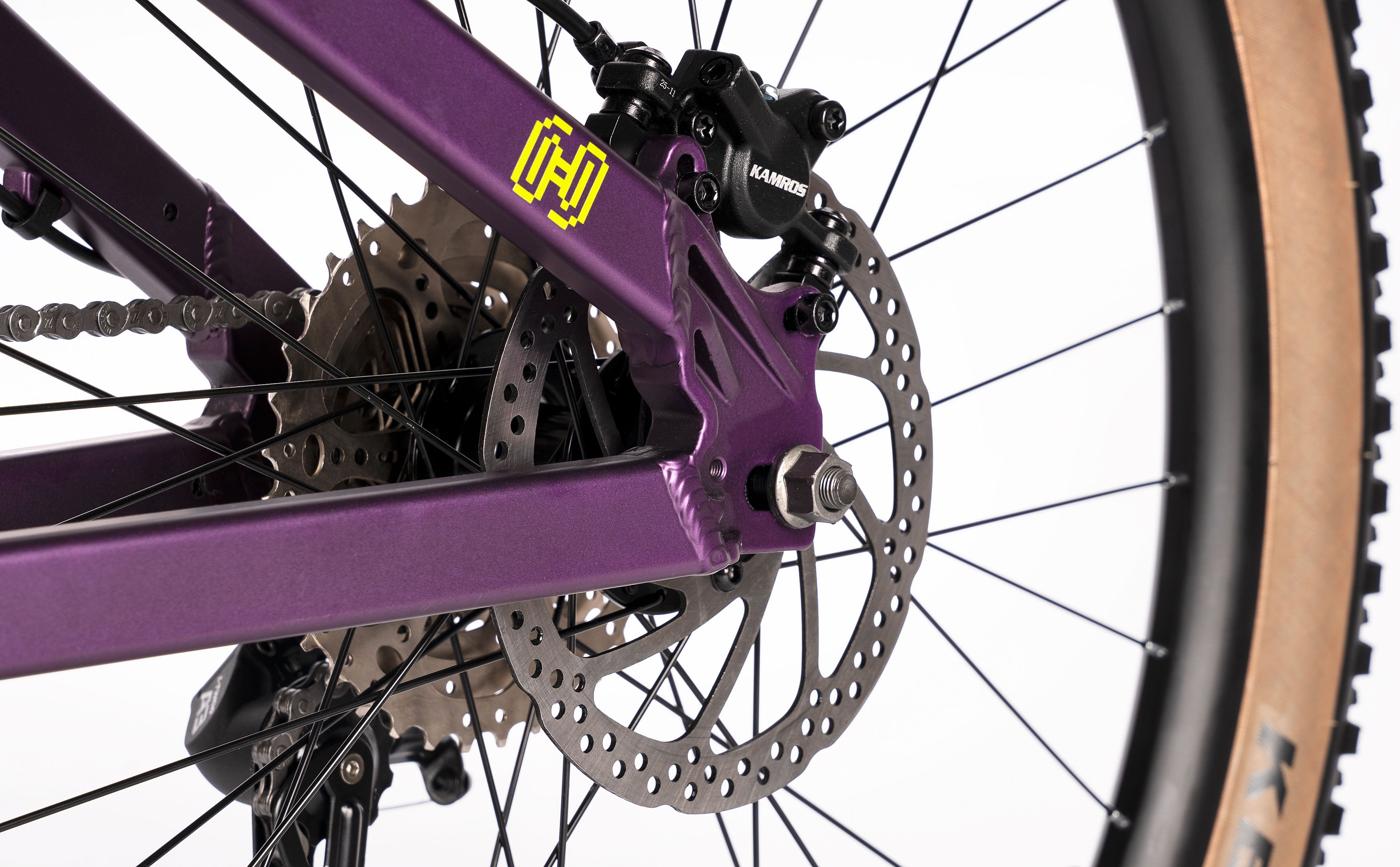 Велосипед HORH STAKE 6.1 26" (2026) Purple-Black-Citrus